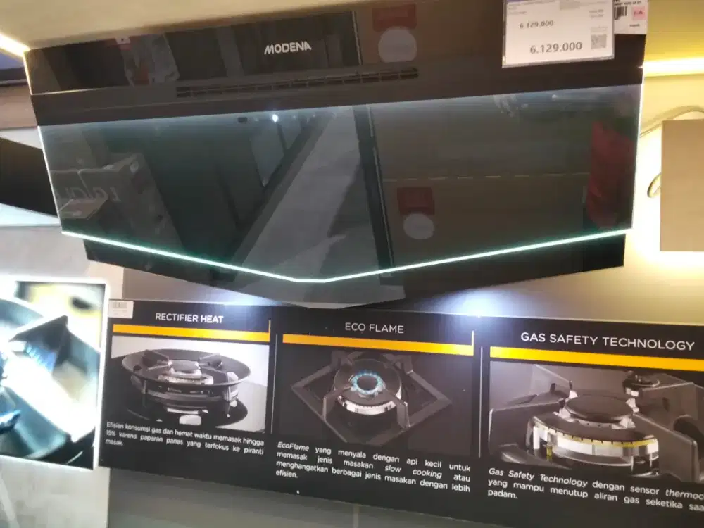 MODENA CHIMNEY HOOD CX 9754 BLACK