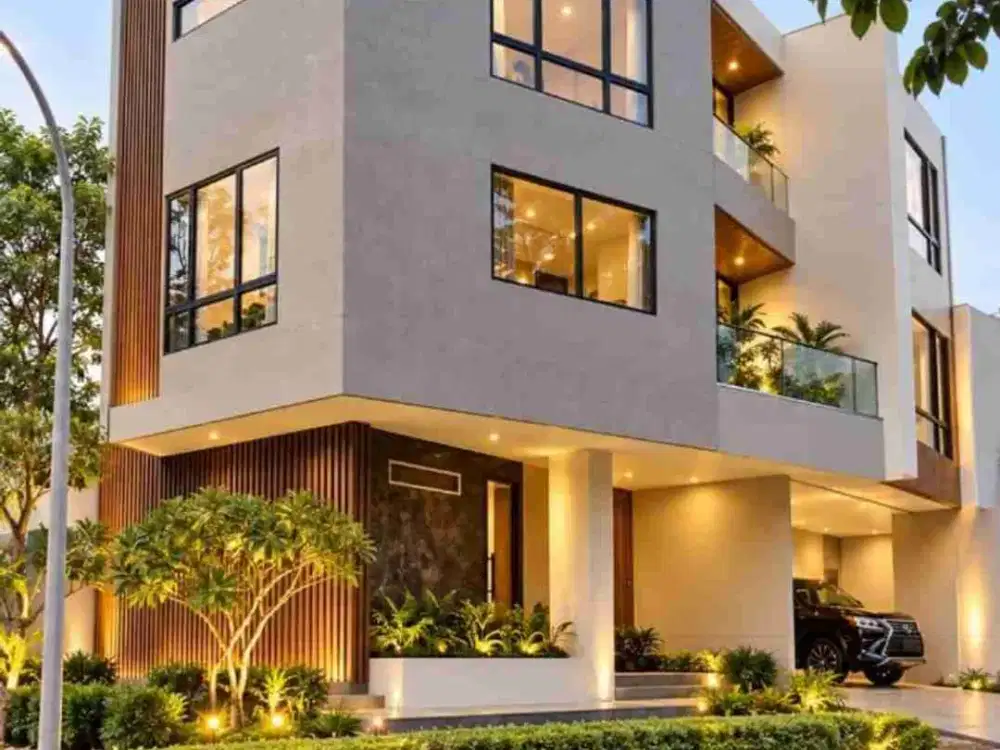 Rumah Mewah Brand New Sutera Feronia Hoek 3 Lantai Alam Sutera