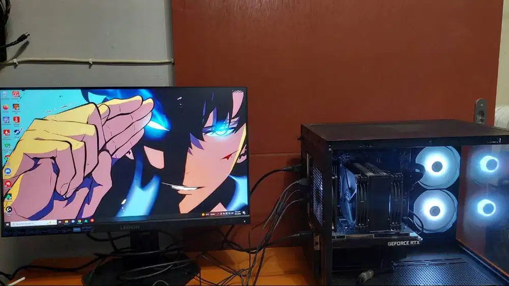 PC GAMING RYZEN 7 5700X RAM 16GB SSD 512GB RTX 3050 6GB MONITOR 240HZ