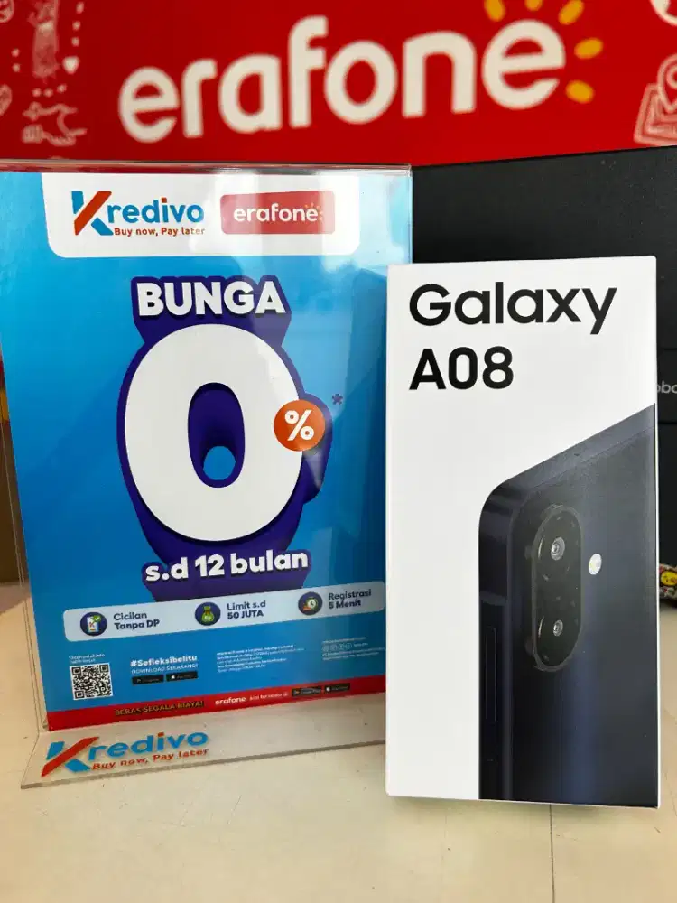 KREDIT SAMSUNG TERBARU A08 CUMAN PAKE KTP SAJA TANPA DP