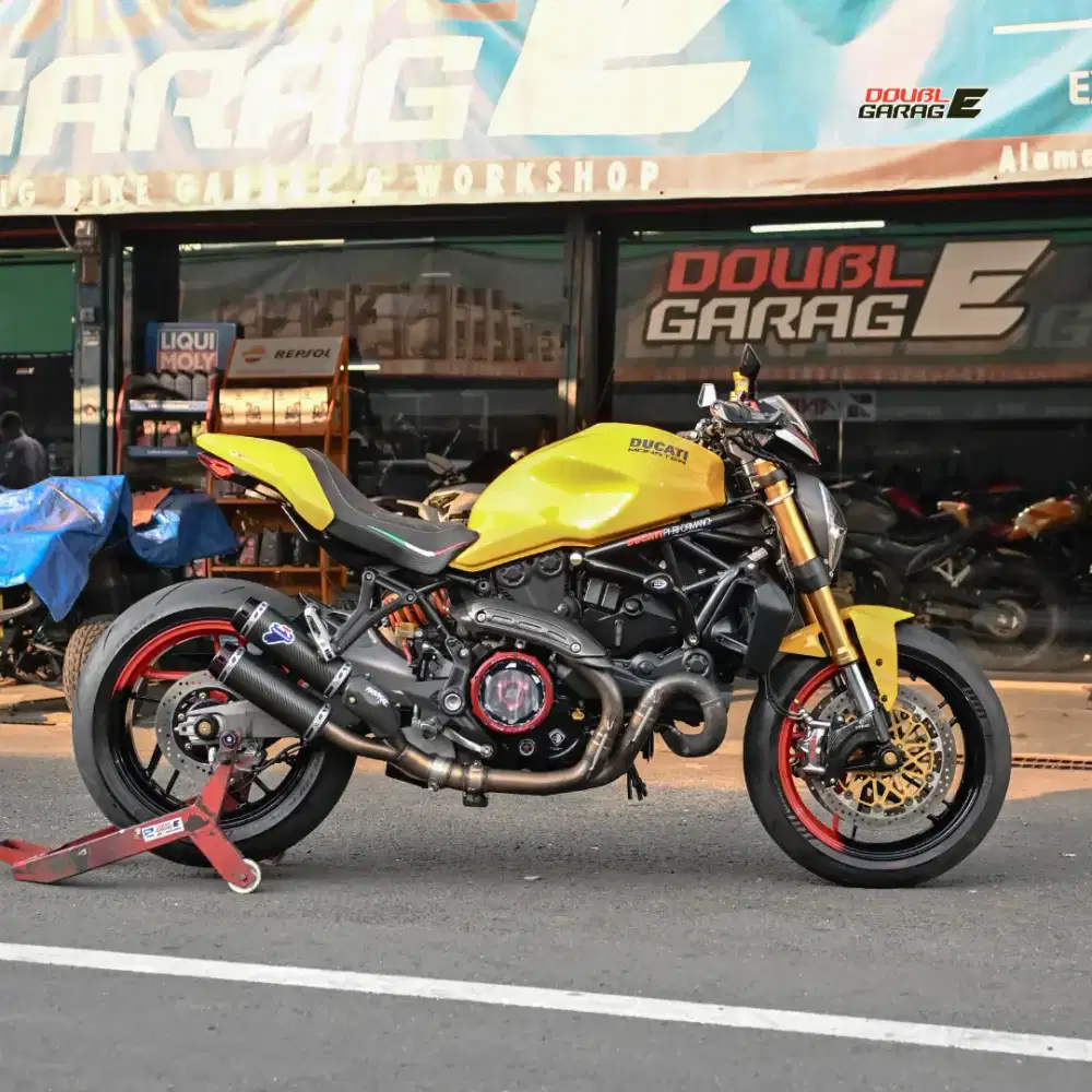 DUCATI MONSTER 821 KUNING 2018 FULL SPEK HEDON