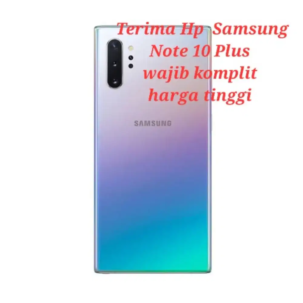 Terima Hp Samsung Note 10 plus