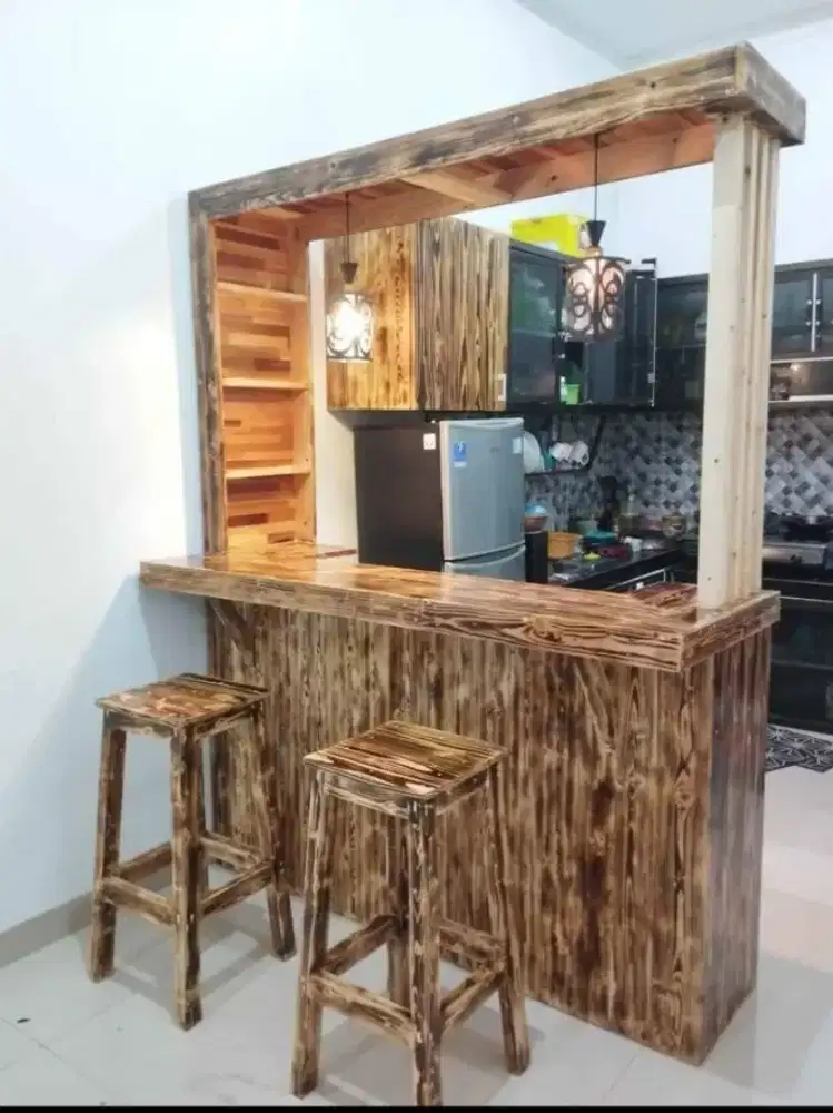 Meja bar jati belanda