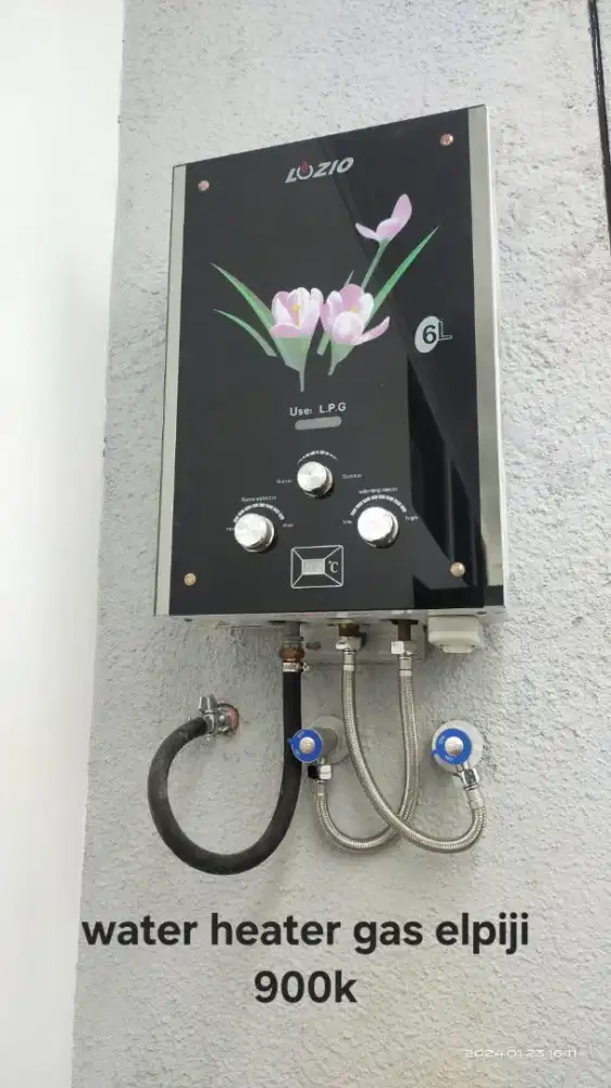 Water Heater Kaca Lozio