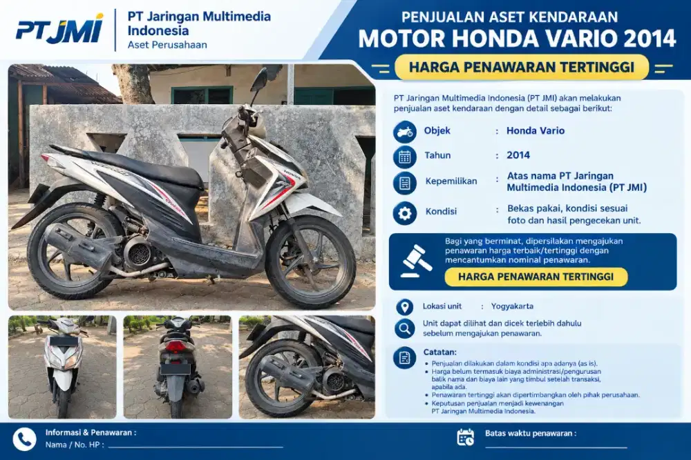 JUAL MOTOR VARIO 2014