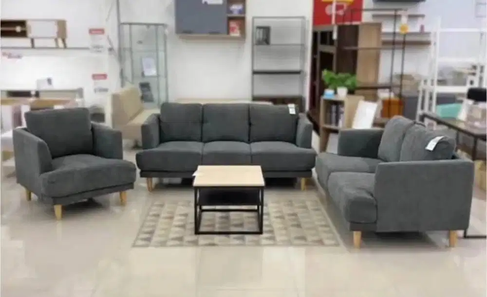 Set Sofa Zuko 1+2+3 Seater Promo Selma Naga Tambun
