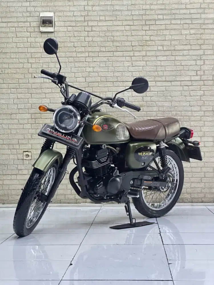 PROMO TERMURAH‼️ Kawasaki W175 SE PMK 2023 Army - Dava Mustika
