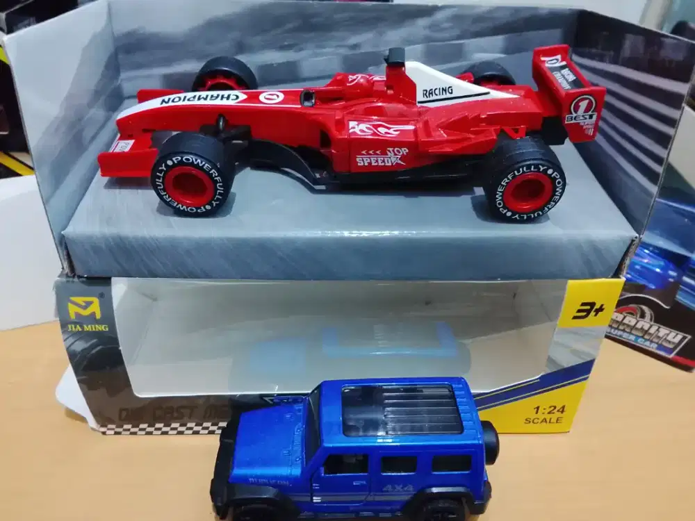 Diecast/miniatur mobil formula 1
