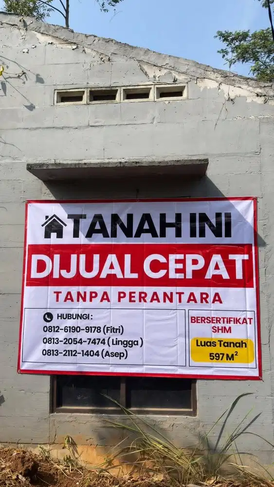 (BU) DIJUAL CEPAT TANAH MURAH DI CILEUNYI KULON, KAB. BANDUNG (BU)