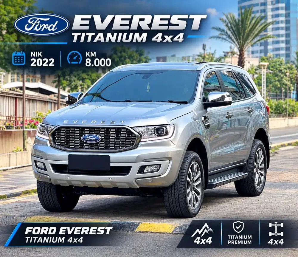 Ford Everest 4x4 Titanium Nik 2022 KM 8.000 Antik