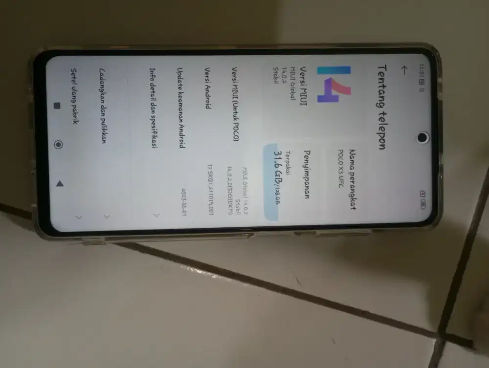 Xiaomi poco x3 8+3/128GB Batangan