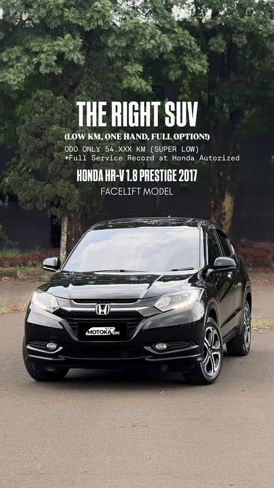 LOW KM 54RB! Honda HR-V 1.8 Prestige 2017