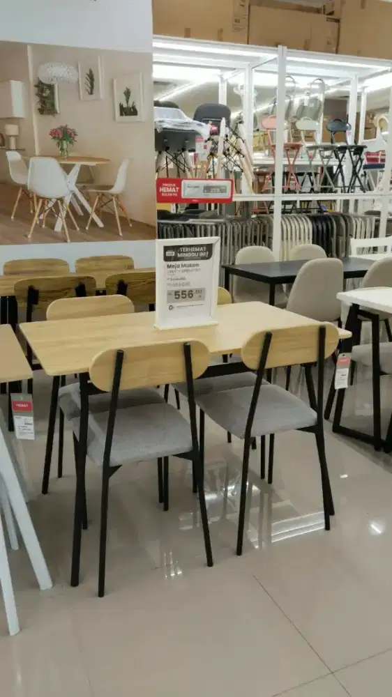 Meja makan set liberty