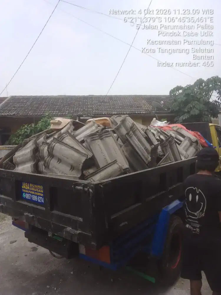 Jasa buang puing dan angkut sampah proyek