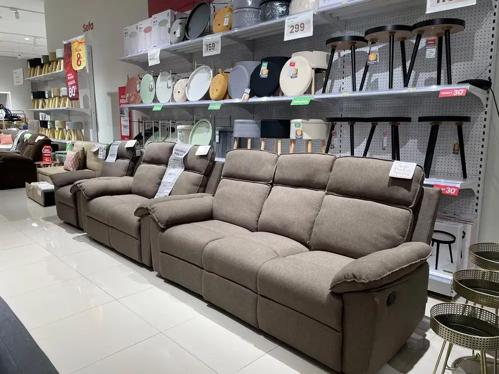 JUAL CEPAT sofa set recliner