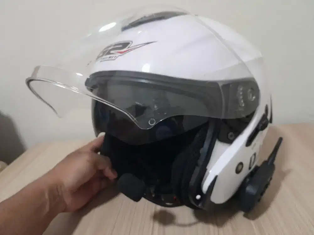 Helm motor G2 Putih