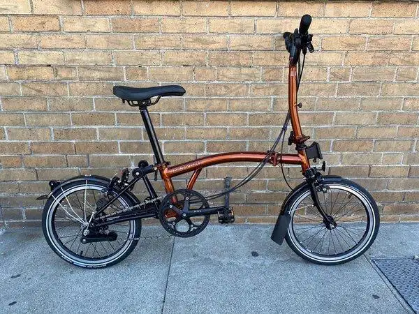 Brompton M6L Black Edition Flame Lacquer tahun 2020