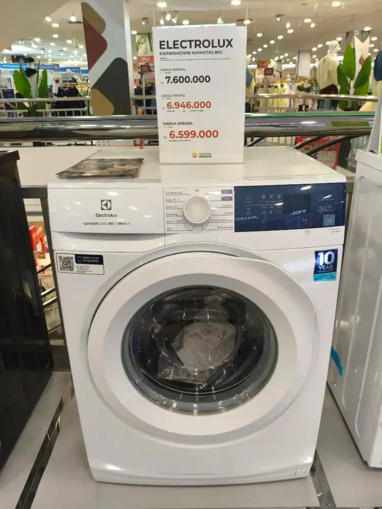 Cash & Kredit Mesin Cuci ELECTROLUX EWF8004E3WB 8Kg