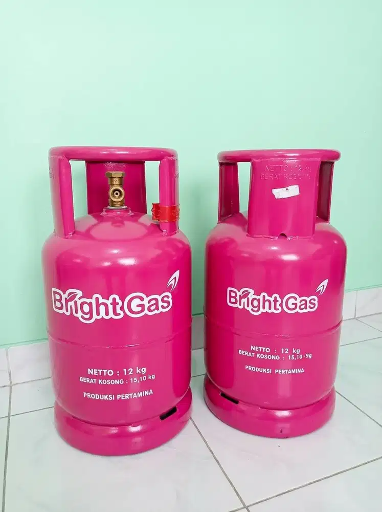 Tabung Gas Bright Gas Pertamina 12 kg (Kosongan) - Beli 2 Lebih Murah