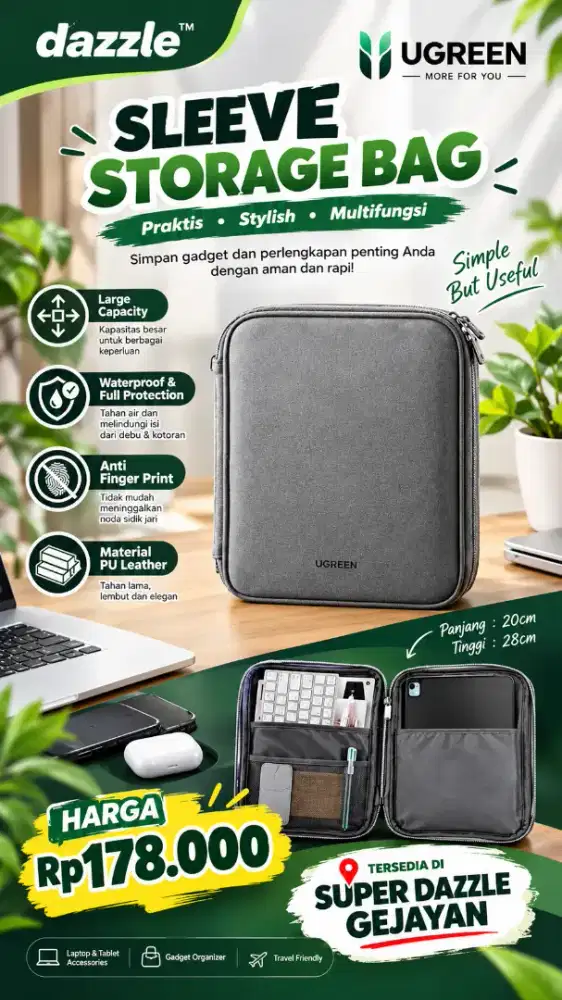 UGREEN SLEEVE STORAGE BAG (90435)
