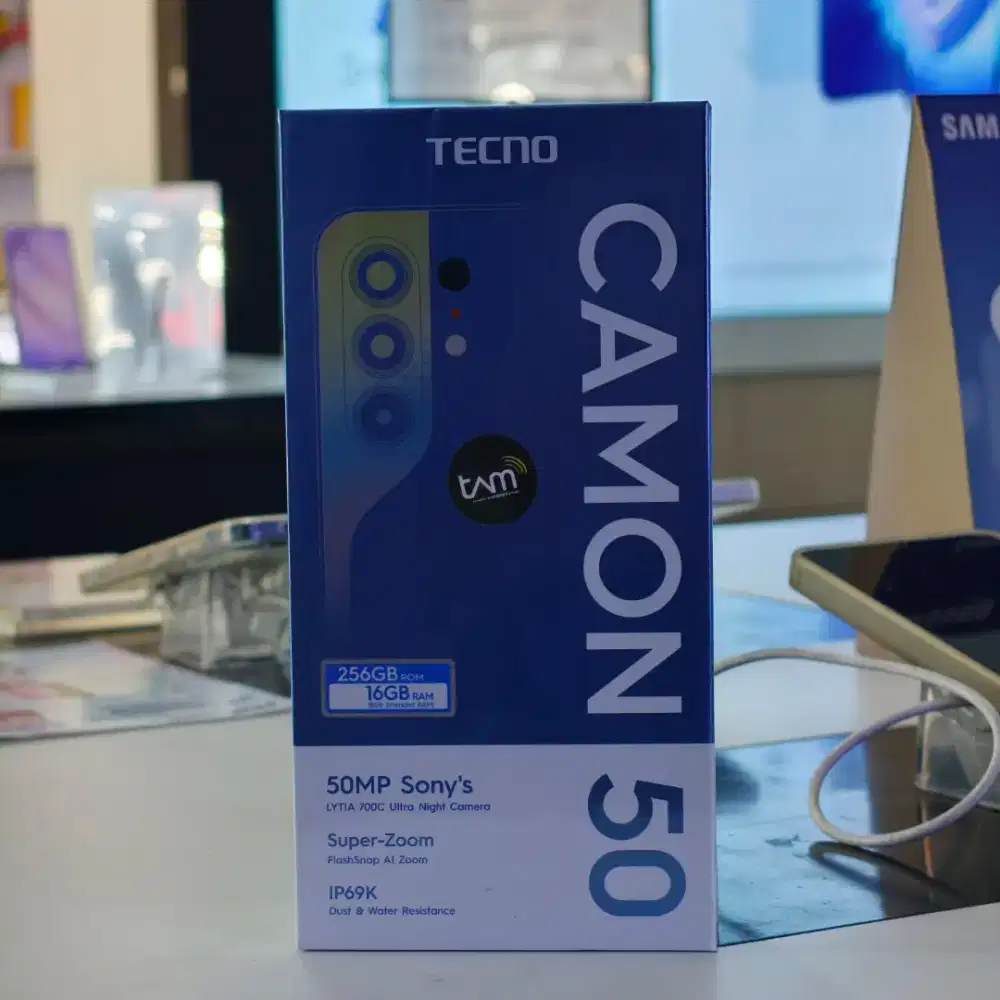 STOK TERBATAS TECNO CAMON 50 COD GRATIS ONGKIR 