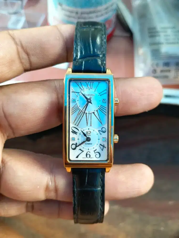 Jam Tangan Cwe merk Casio Sheen Original