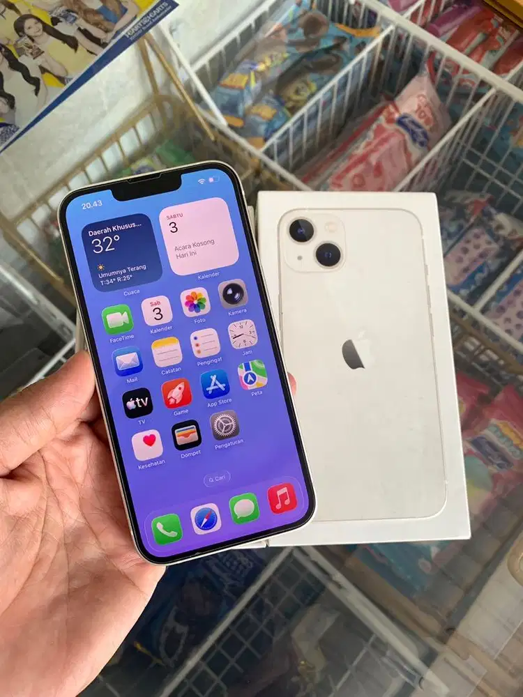 Iphone 13 128gb iBox lengkap nominus orian semua