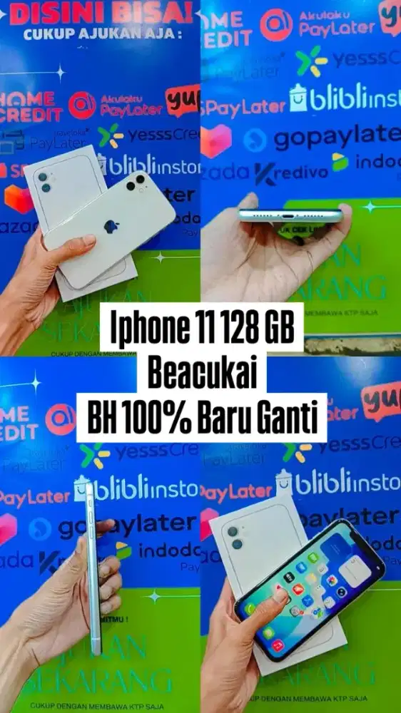 Iphone 11 128 GB Beacukai White