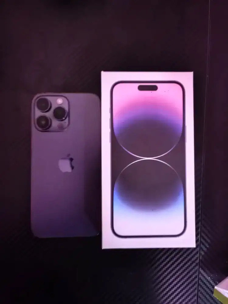 Iphone 14 Pro Max 128GB Deep Purple Mulus Terawat