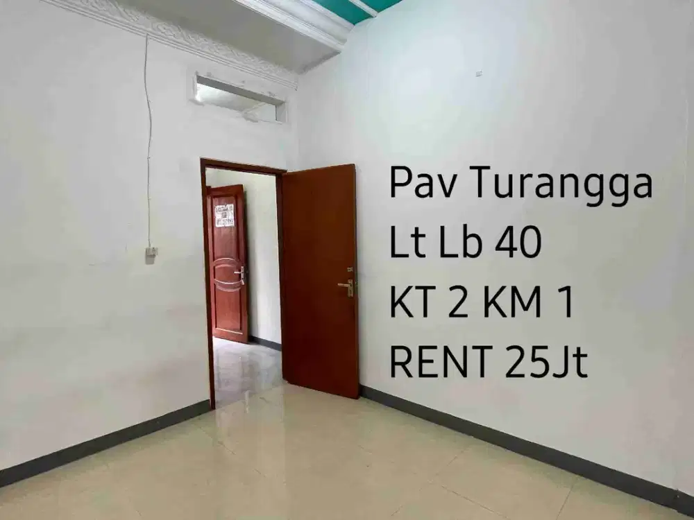 Rumah Pusat Kota Turangga dan sekitarnya