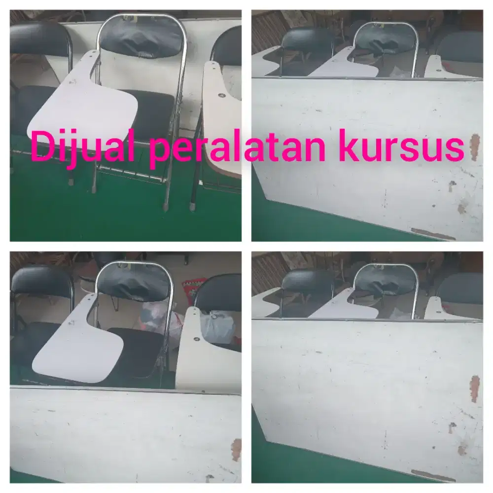 Dijual peralatan kursus