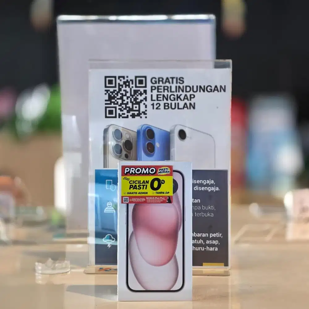 iPhone 15 128gb 13 Jutaan Bisa Tukar Tambah Kredit Free Asuransi 12bln