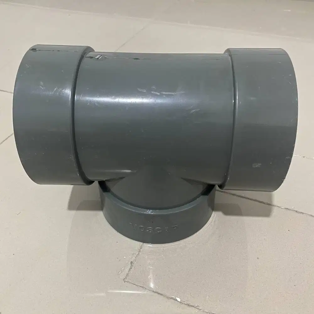 Tee / T-Dos PVC 4 Inch (Merk VOSCAR)