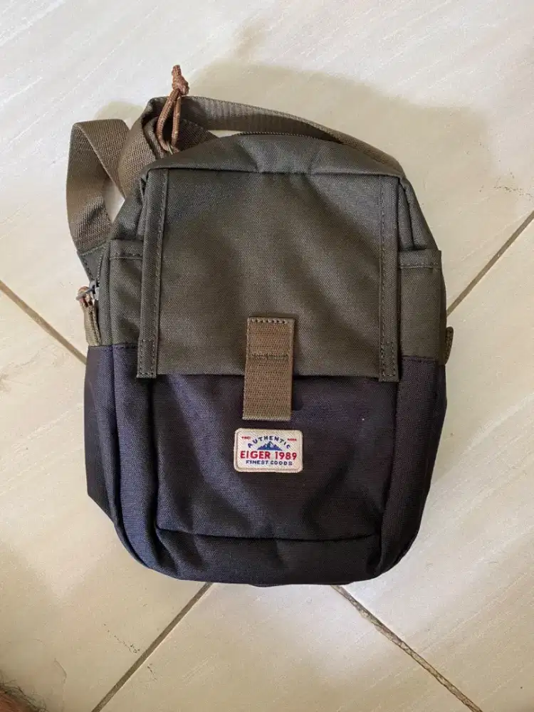 Jacket Eiger & tenun ikat & daypack Eiger