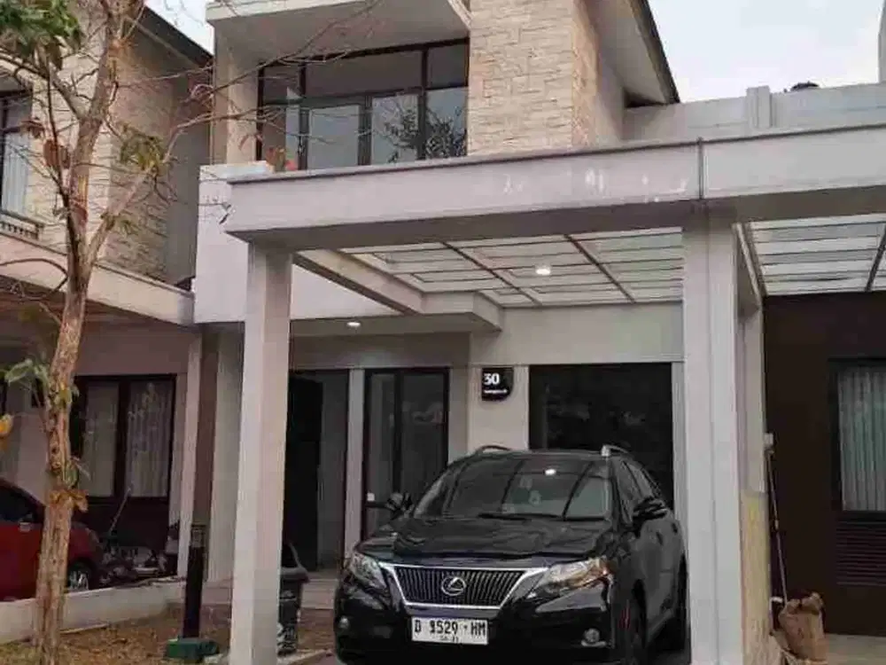 Rumah Modern Terawat LT 96 Di Podomoro Park Bandung harga 2 Milyar