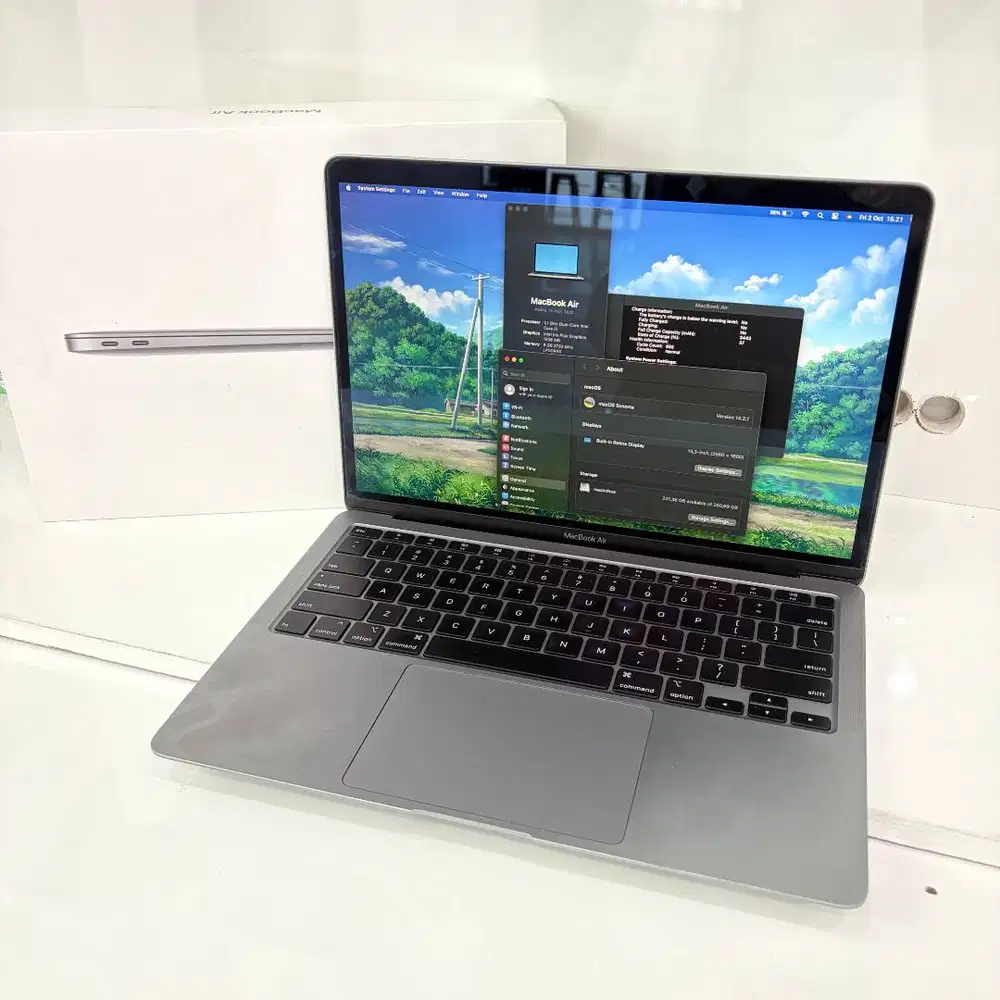 MacBook Air 13 inch core i3 2020 RAM 8/256GB Fullset iBox