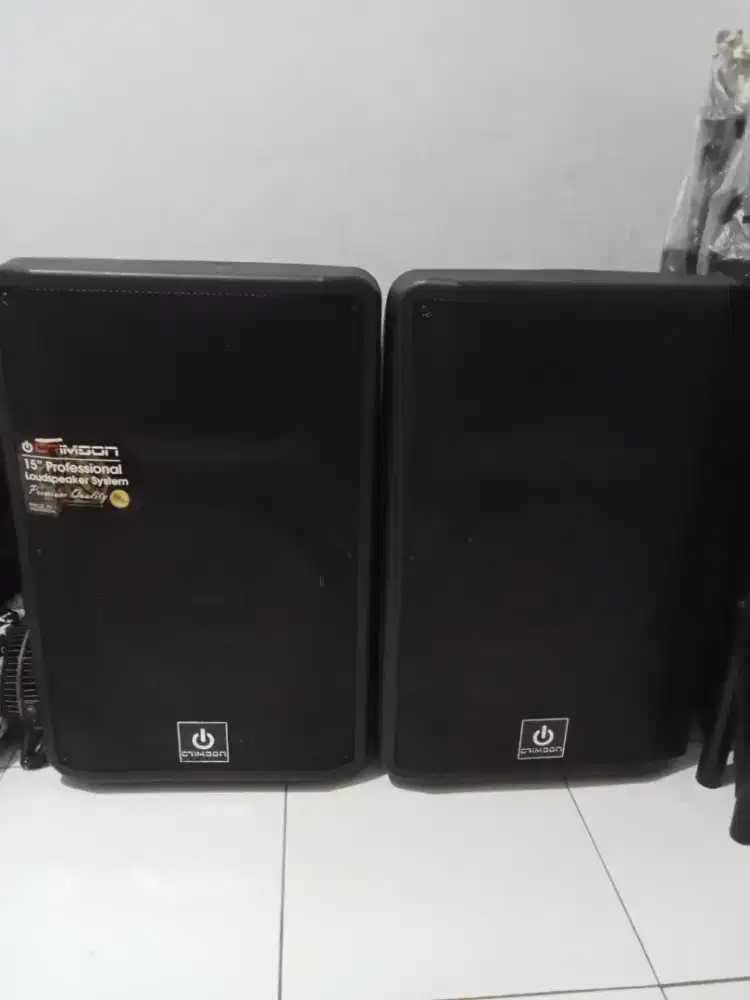 Sepasang Speaker Pasif Crimson 15 inch