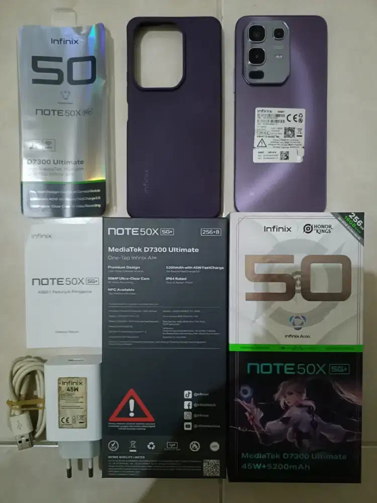 Infinix note 50x 5G seperti baru 8/256