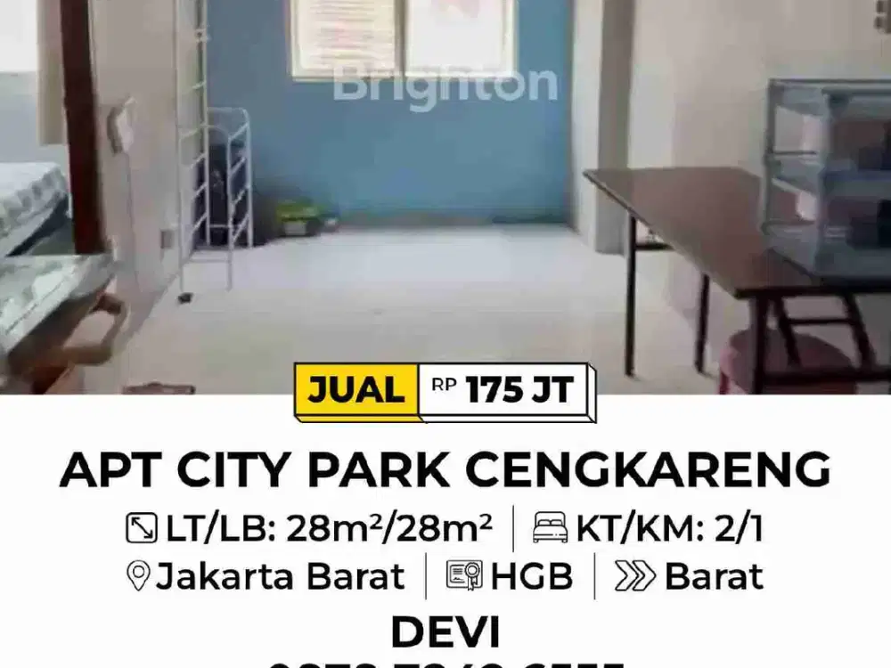 Apt City Park Cengkareng 2BR