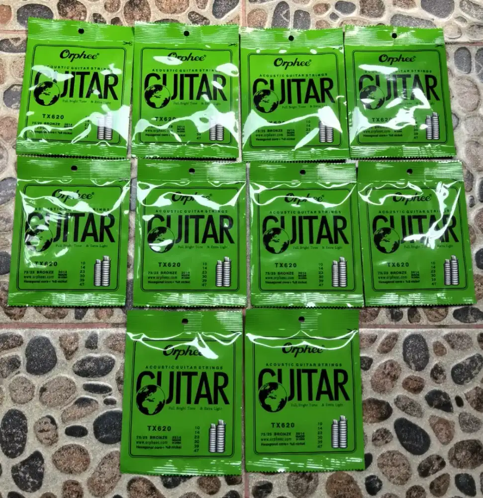 Ready Senar Gitar Ukuran 0.10 Merk Orphee TKP Jatijajar Depok !!!