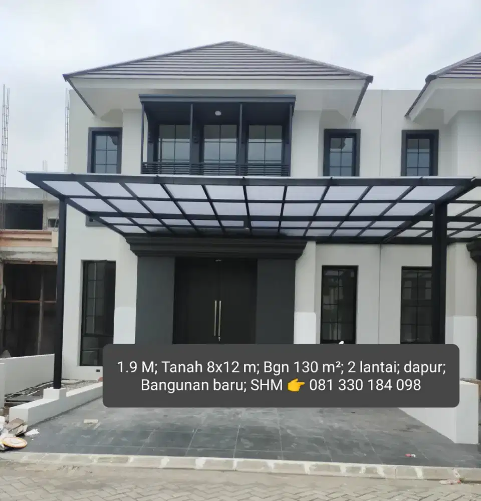 DIJUAL RUMAH BARU GRESS CITRA GARDEN SIDOARJO