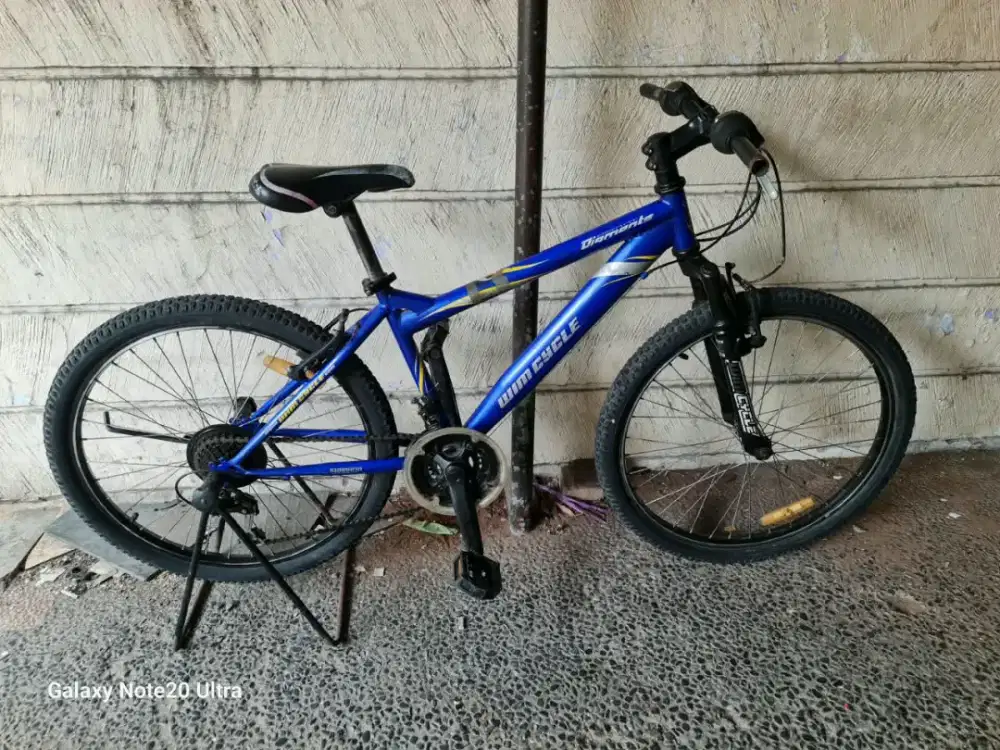 Jual butuh sepeda MTB wim cyel UK 24 gigi 3x7 speed fungsi normal