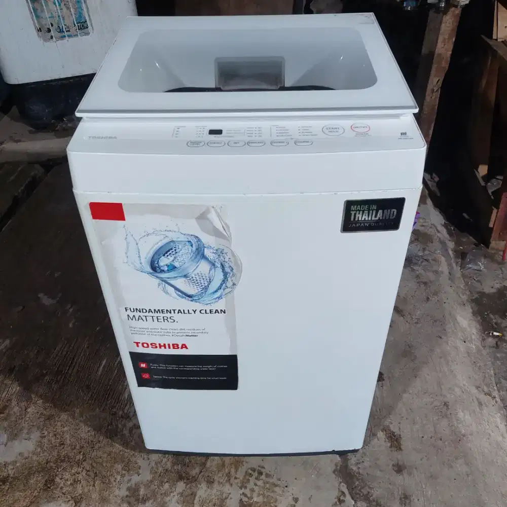 Mesin Cuci Otomatis Toshiba kapasitas 8kg Normal semua mesin Ori