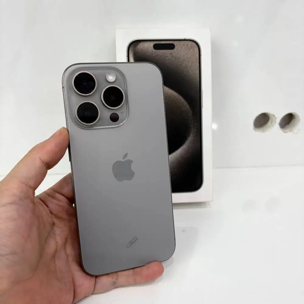 iPhone 15 Pro 128GB Fullset second iBox Natural
