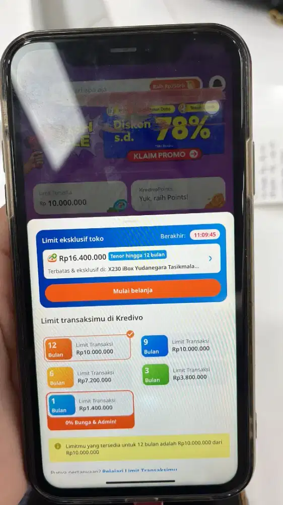 Split Payment Cicilan dan Cash
