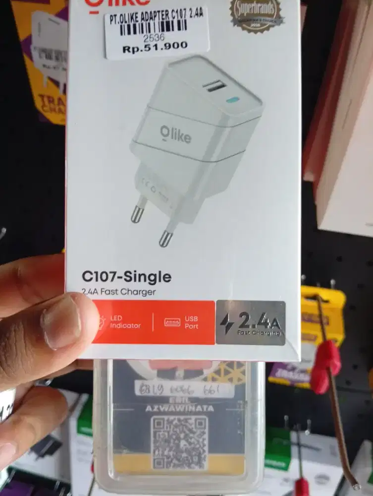 PT.OLIKE ADAPTER C107 2.4A l ATLANTIS DAHSYAT