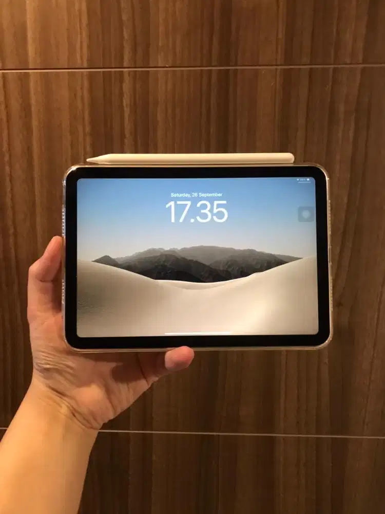 Ipad Mini 6 Fullset ios 18 langka + Apple Pencil Lengkap