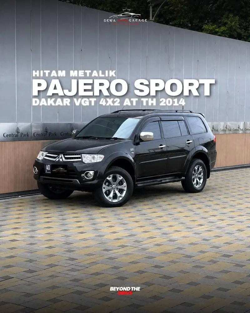 DIJUAL ! PAJERO SPORT DAKAR VGT DIESEL MATIC 2014 HITAM ISTIMEWA