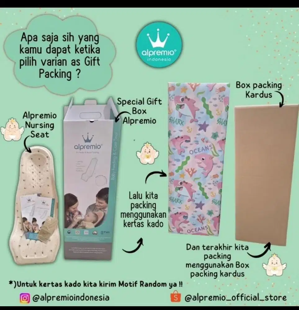 Alpremio Nursing Seat Gendongan Bayi