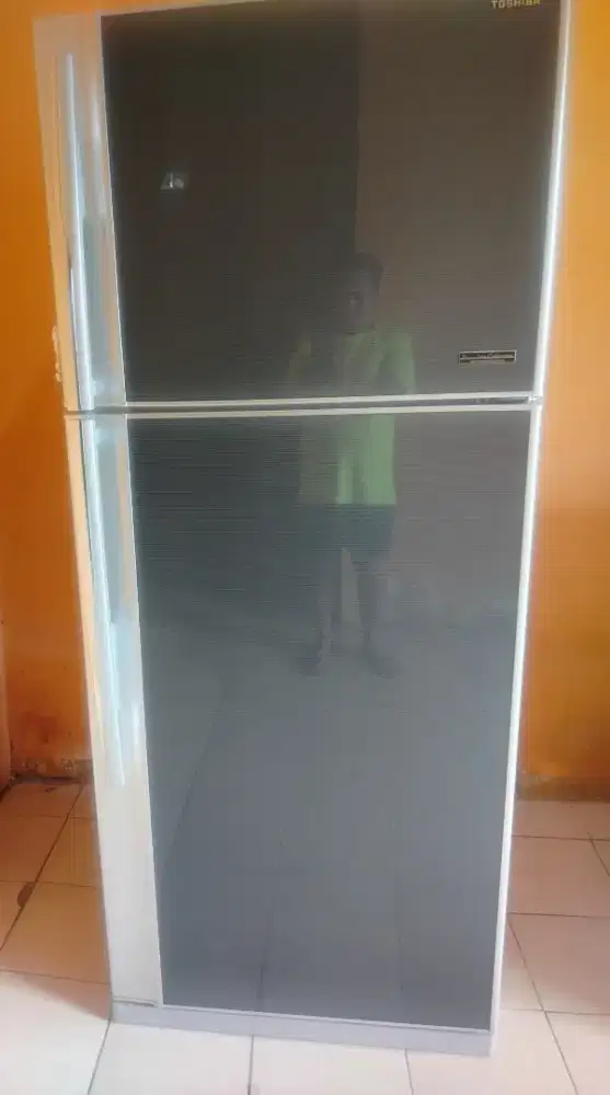 Kulkas 2 pintu toshiba